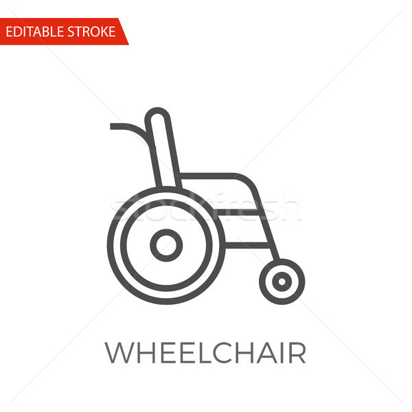 Wheelchair Vector Icon Stock photo © smoki