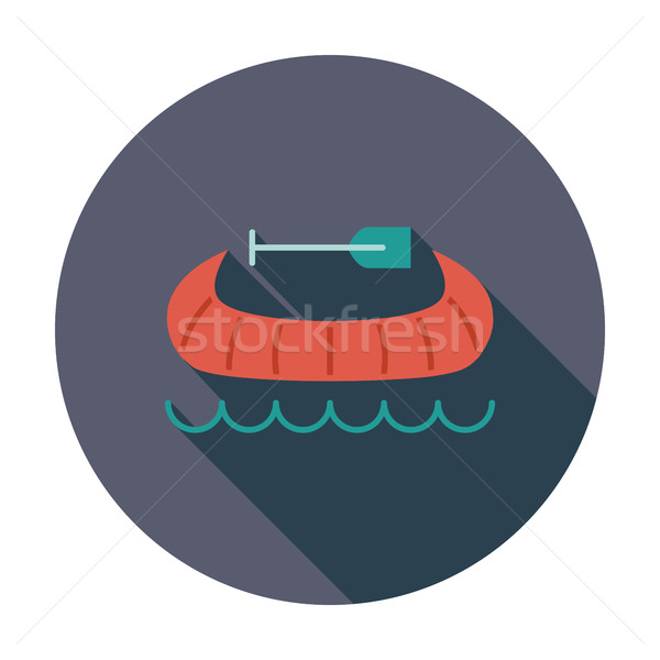 Canoe icon Stock photo © smoki