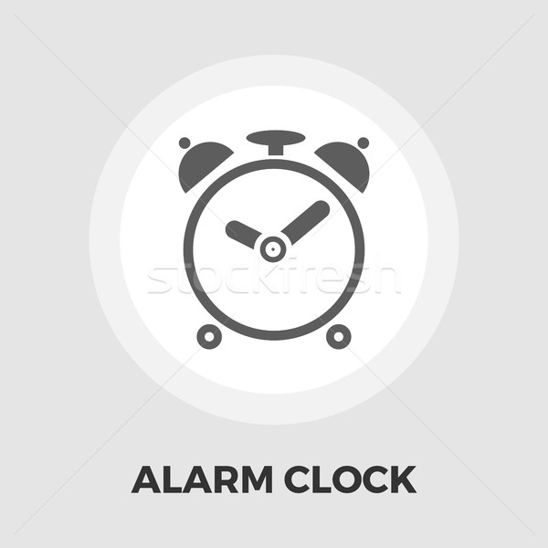 Stock photo: Alarm clock flat icon