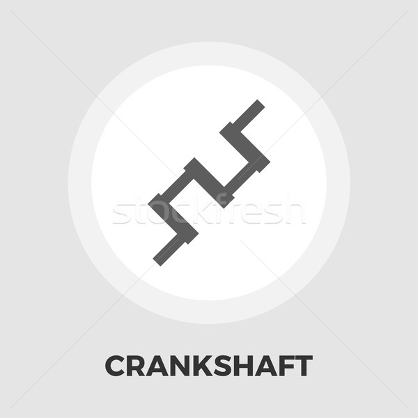 Crankshaft flat icon Stock photo © smoki