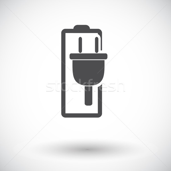 Charging the battery, single icon. Stock photo © smoki