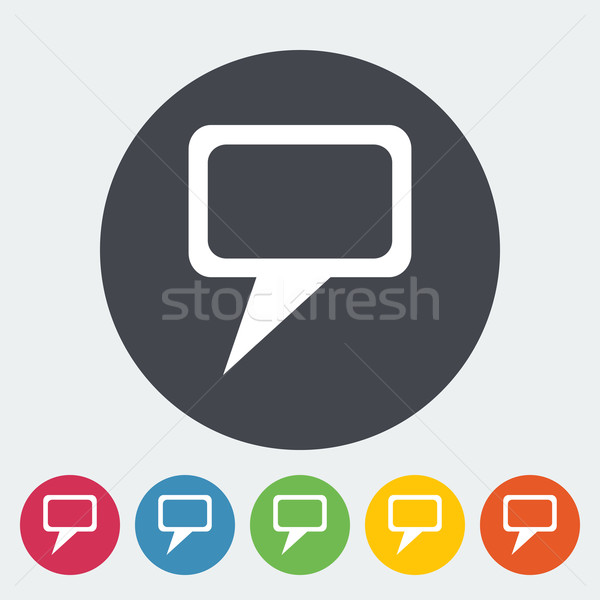 Mapa icono círculo negocios tecnología signo Foto stock © smoki