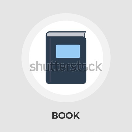 [[stock_photo]]: Livre · icône · blanche · bureau · éducation · écrit