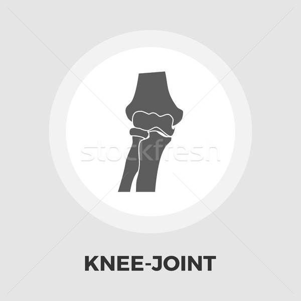 Knee-joint flat icon Stock photo © smoki