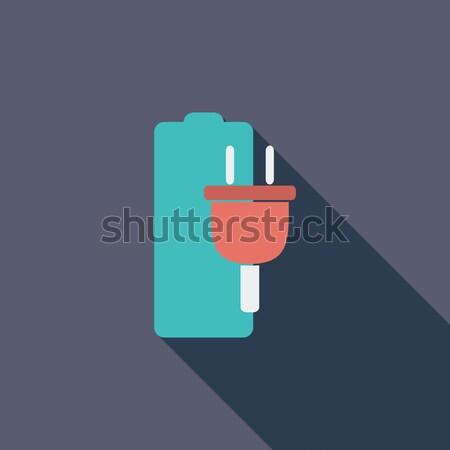 Charging the battery, single icon. Stock photo © smoki