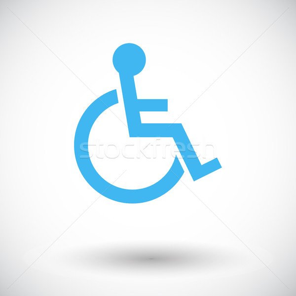 Disabled single icon. Stock photo © smoki
