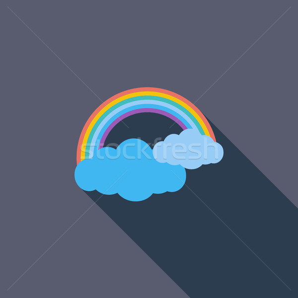 Rainbow single icon. Stock photo © smoki