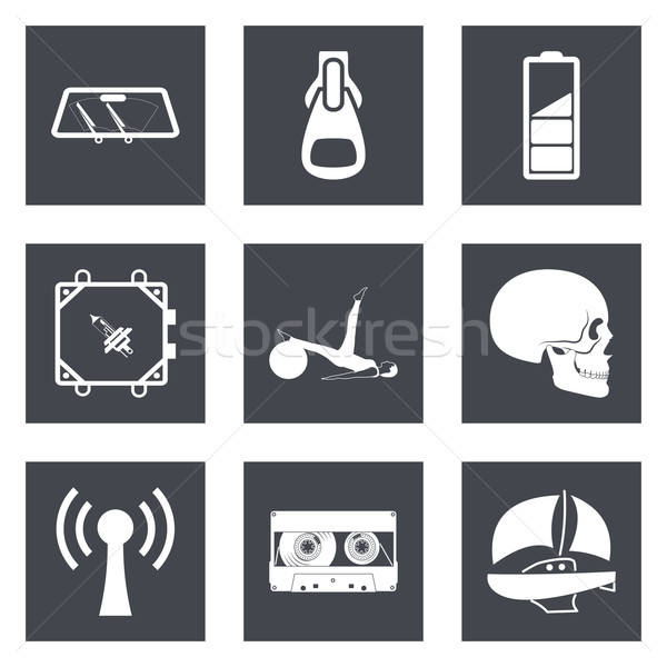 Stock photo: Icons for Web Design and Mobile Applications set 3