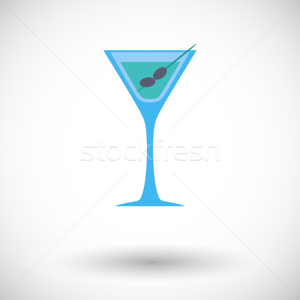 Martini icoană alb artă grup bea Imagine de stoc © smoki