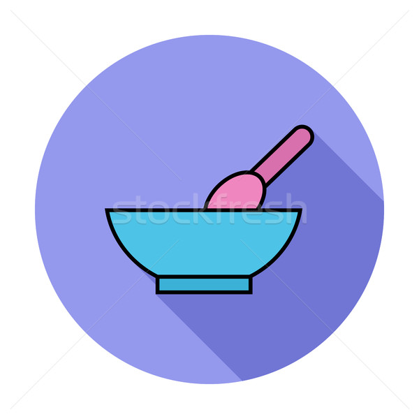 Alimento para bebé icono vector web móviles aplicaciones Foto stock © smoki