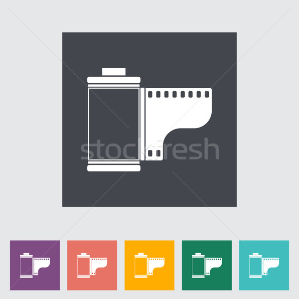 Film flat icon. Stock photo © smoki