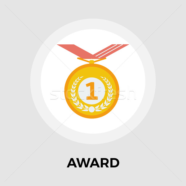 Award flat icon Stock photo © smoki