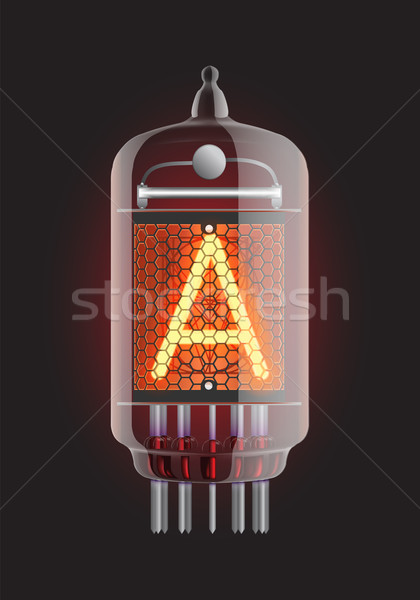 Nixie tube indicator. Stock photo © smoki