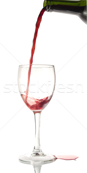 Сток-фото: рюмку · вечеринка · вино · пить