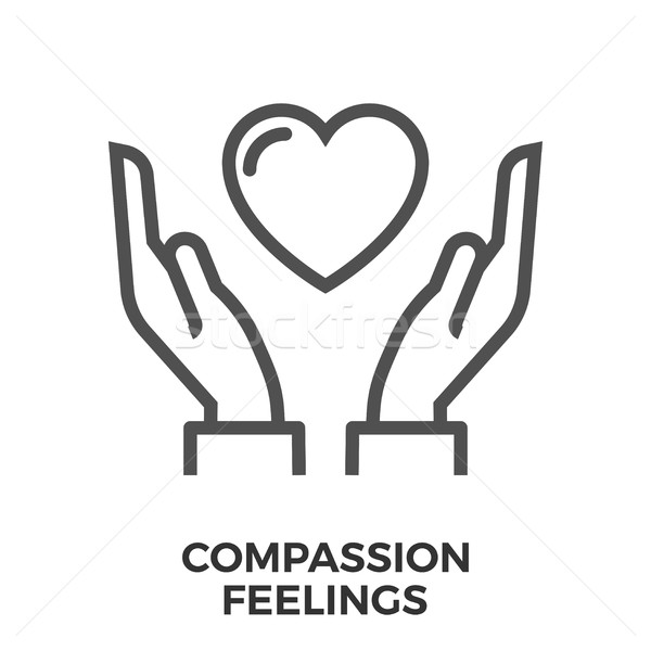 Compassion feelings icon Stock photo © smoki