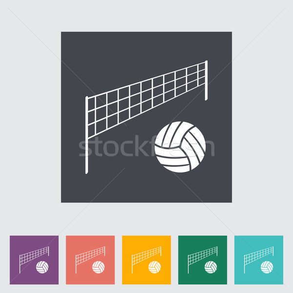 Volleyball Strand Schule Design Fitness Reise Stock foto © smoki