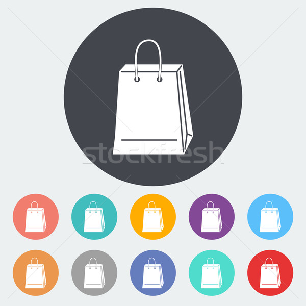 Bag store single icon. Stock photo © smoki