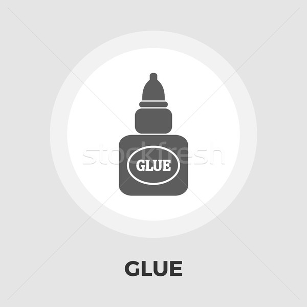 Stock photo: Glue flat icon