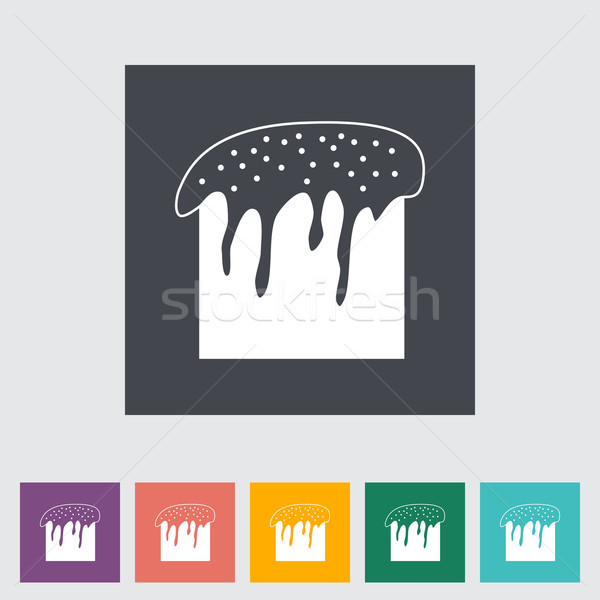 Easter cake single icon. Stock photo © smoki