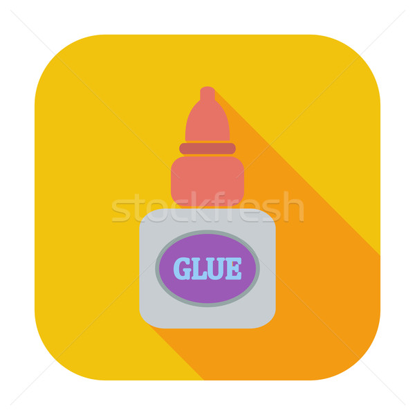 Glue icon Stock photo © smoki