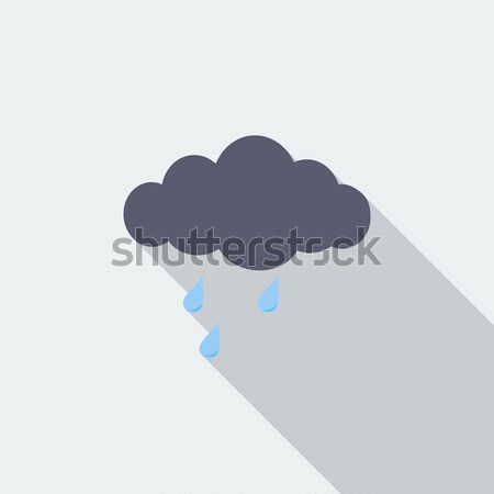 Rain icon Stock photo © smoki