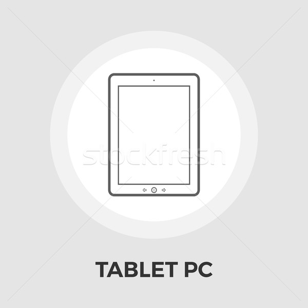Tablet PC vector flat icon Stock photo © smoki