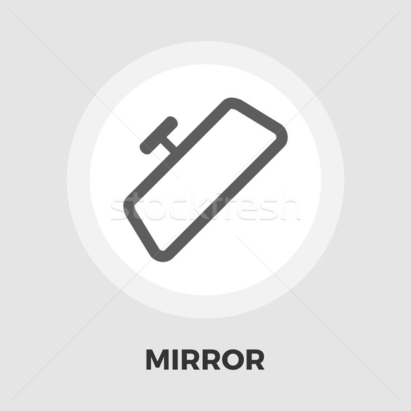 Mirror flat icon Stock photo © smoki