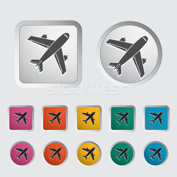 Aeroport icoană eps proiect semna web Imagine de stoc © smoki