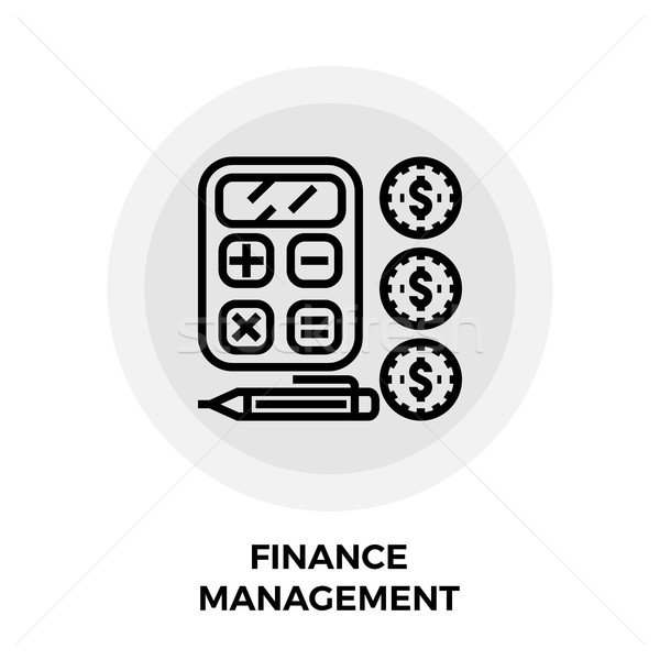 Stock photo: Finance Management Line Icon