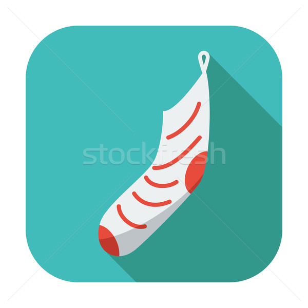 Рождества носок икона кнопки Живопись ретро Сток-фото © smoki