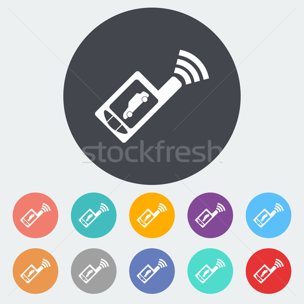 Car remote control flat icon. Stock photo © smoki