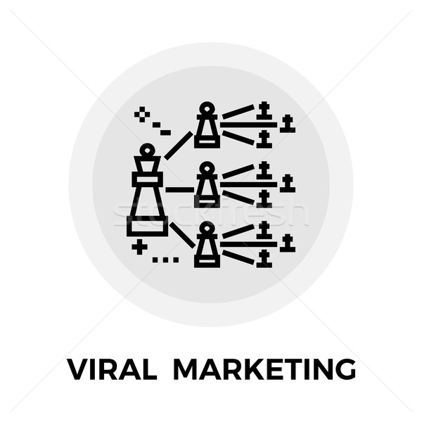 Viral Marketing Line Icon Stock photo © smoki