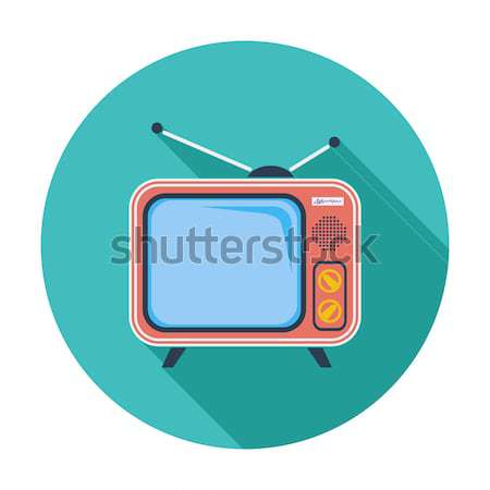 TV single icon. Stock photo © smoki