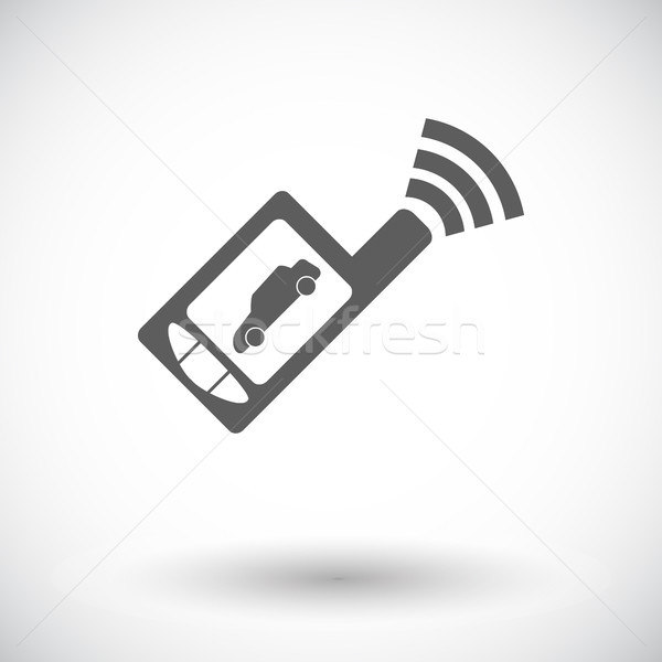 Car remote control flat icon. Stock photo © smoki