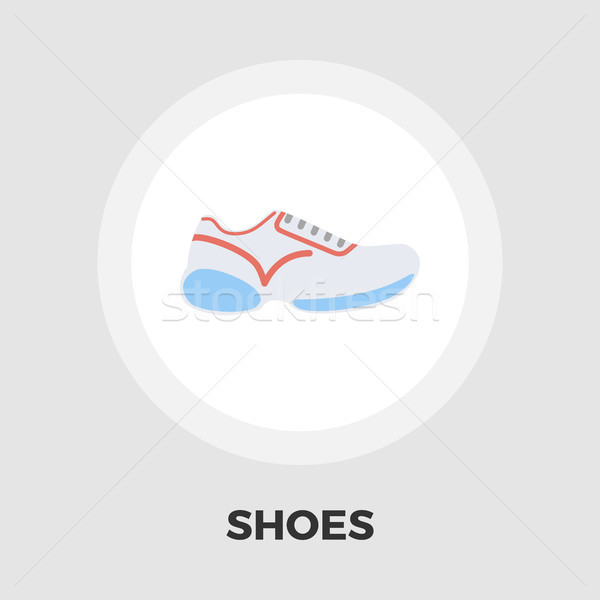 Shoes icon flat Stock photo © smoki