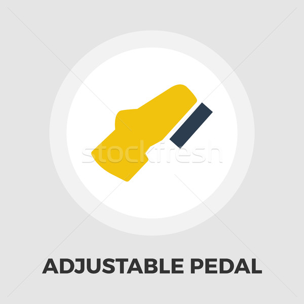 Adjustable pedal flat icon Stock photo © smoki