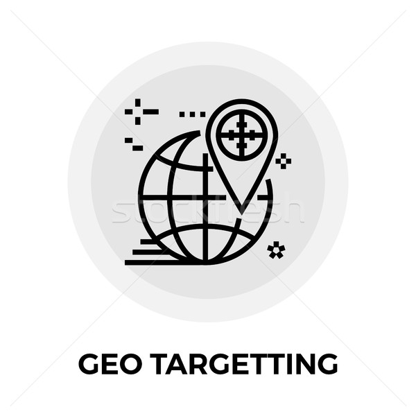 Geo Targetting Line Icon Stock photo © smoki