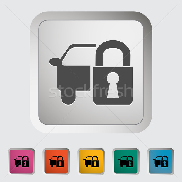 Locking car doors Stock photo © smoki