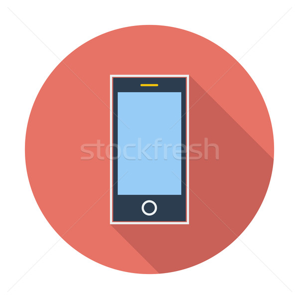 Smartphone Symbol Farbe Telefon Kunst Bildschirm Stock foto © smoki