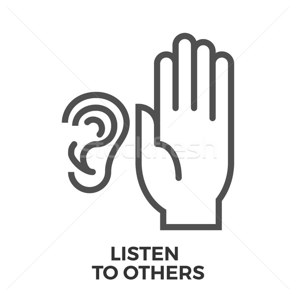 Listen to others Stock photo © smoki