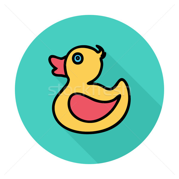 Duck icon Stock photo © smoki