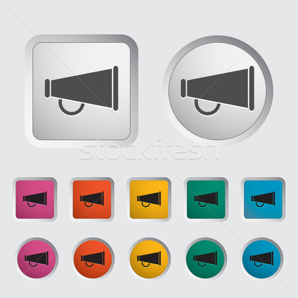 Horn single icon. Stock photo © smoki