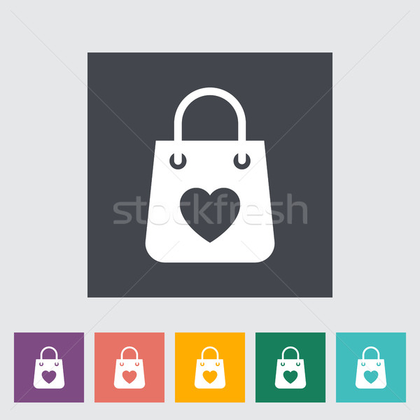 Bag store single icon. Stock photo © smoki