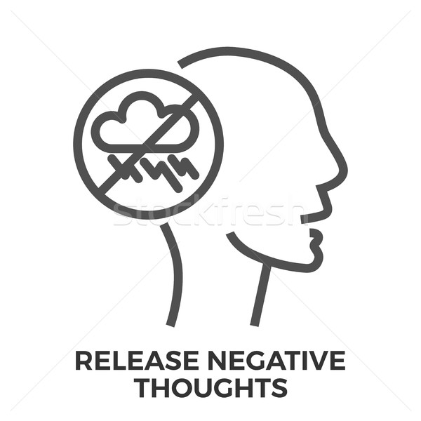 Release negative thoughts Stock photo © smoki