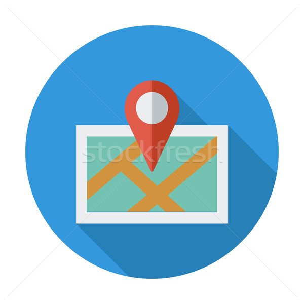 Map icon Stock photo © smoki