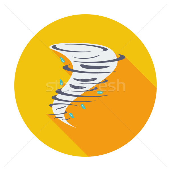Tornado icon. Stock photo © smoki