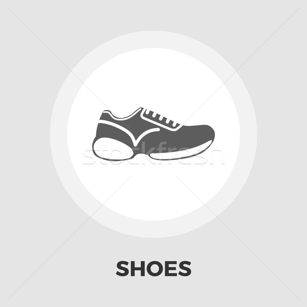 Shoes icon flat Stock photo © smoki