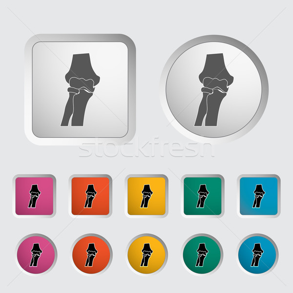 Knee-joint single icon. Stock photo © smoki