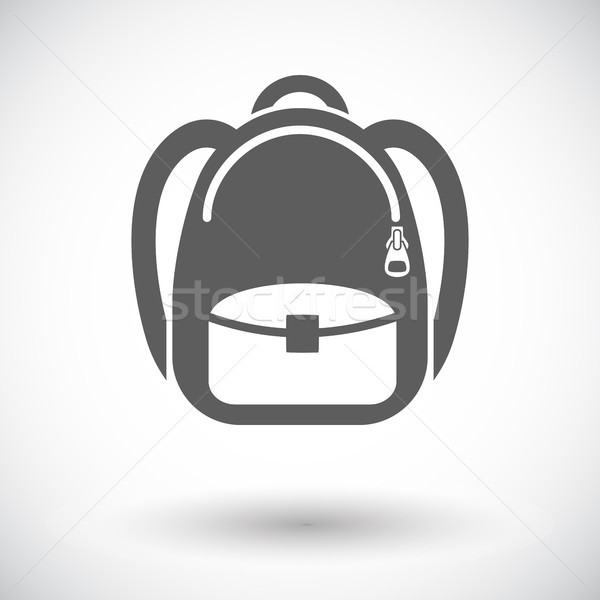 Schoolbag icon Stock photo © smoki