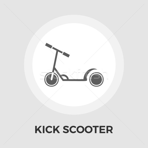 Scooter child vector flat icon Stock photo © smoki